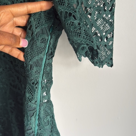 Sandro Hearty Lace Fit & Flare Cocktail Dress Medium - Picture 10 of 16